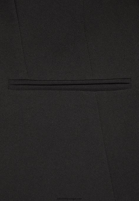 mulheres blazer preto F4BZ0D713 Anna Field