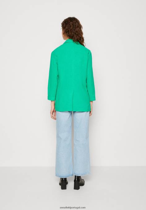 mulheres casaco curto verde F4BZ0D718 Anna Field
