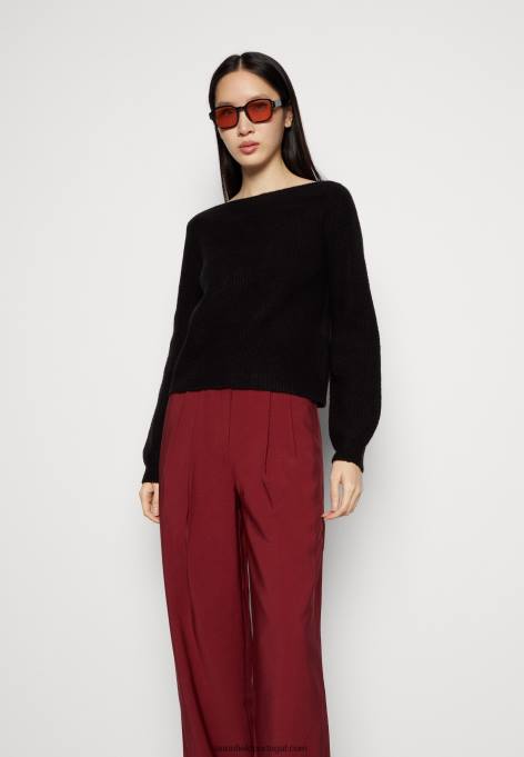 mulheres calça bordeaux F4BZ0D606 Anna Field