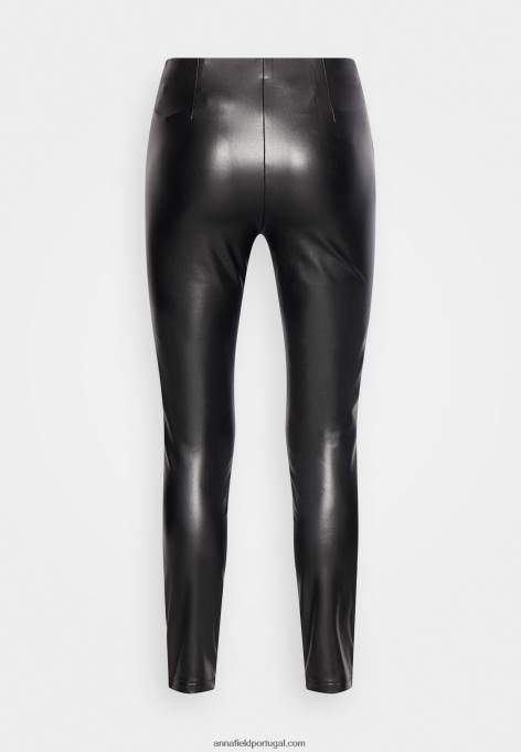 mulheres calça legging preta F4BZ0D658 Anna Field