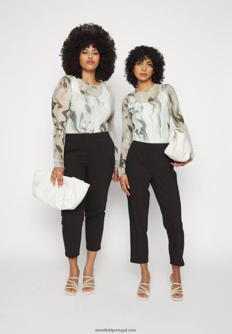 mulheres calça preta F4BZ0D597 Anna Field