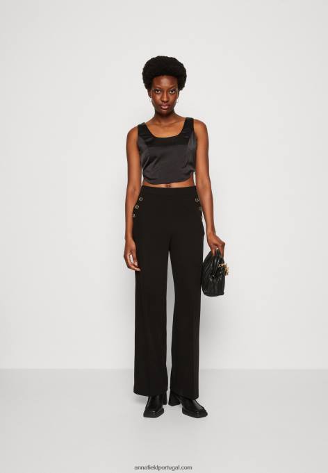 mulheres calça preta F4BZ0D618 Anna Field