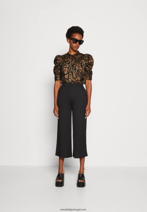 mulheres calça preta F4BZ0D623 Anna Field