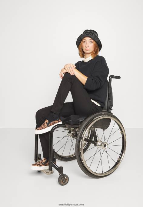 mulheres calça preta F4BZ0D639 Anna Field