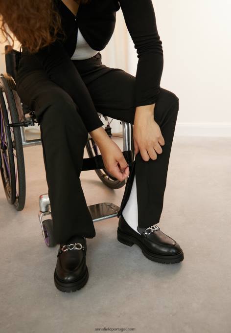 mulheres calça preta F4BZ0D642 Anna Field