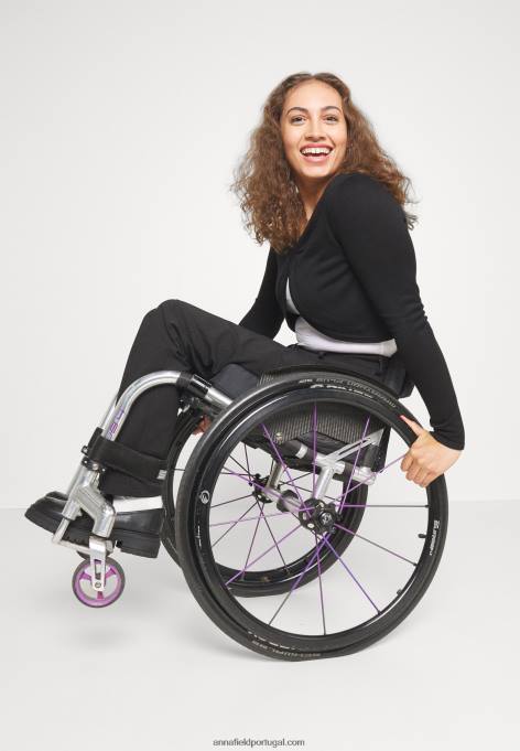 mulheres calça preta F4BZ0D642 Anna Field