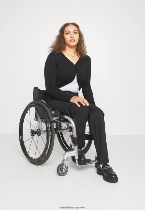 mulheres calça preta F4BZ0D642 Anna Field