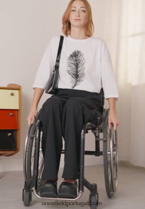 mulheres calça preta F4BZ0D648 Anna Field