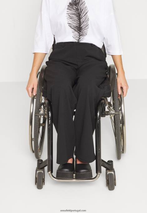 mulheres calça preta F4BZ0D648 Anna Field