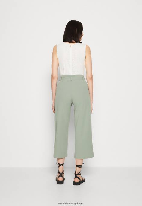 mulheres calça verde F4BZ0D633 Anna Field