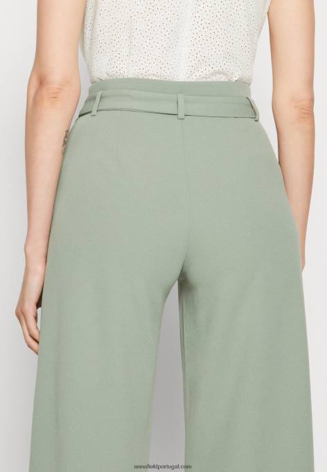 mulheres calça verde F4BZ0D633 Anna Field