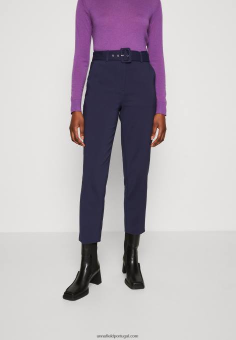 mulheres calças azul escuro F4BZ0D629 Anna Field