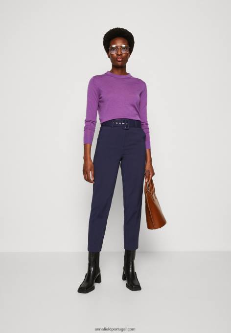 mulheres calças azul escuro F4BZ0D629 Anna Field