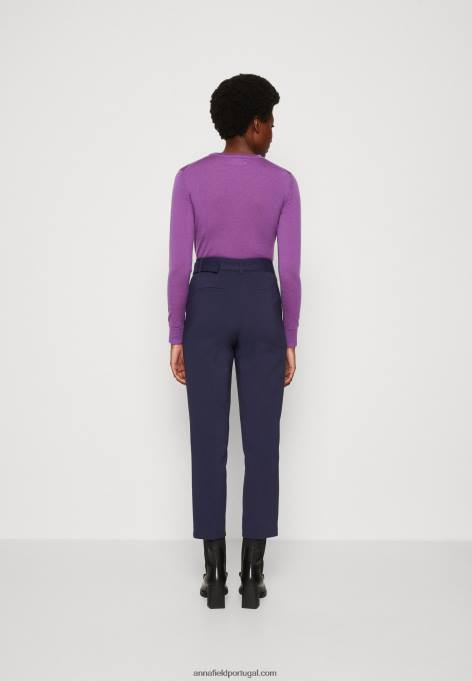 mulheres calças azul escuro F4BZ0D629 Anna Field