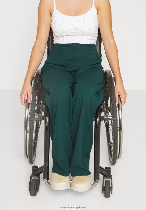 mulheres calças verde escuro F4BZ0D650 Anna Field