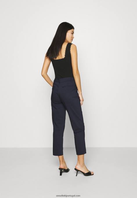 mulheres chino azul escuro F4BZ0D598 Anna Field