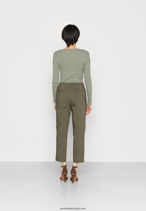 mulheres chino verde escuro F4BZ0D599 Anna Field
