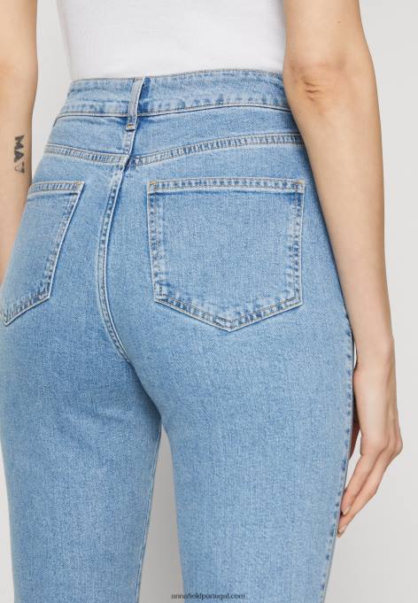 mulheres jeans slim fit jeans azul claro F4BZ0D663 Anna Field