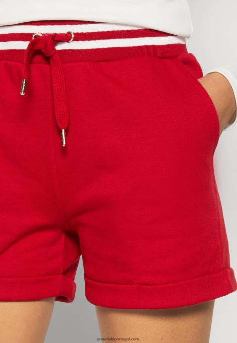 mulheres short vermelho escuro F4BZ0D662 Anna Field