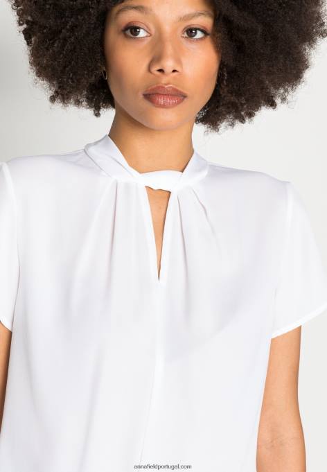 mulheres blusa branca F4BZ0D690 Anna Field