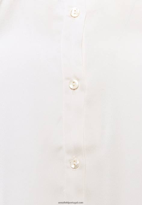 mulheres blusa de botão bege F4BZ0D676 Anna Field