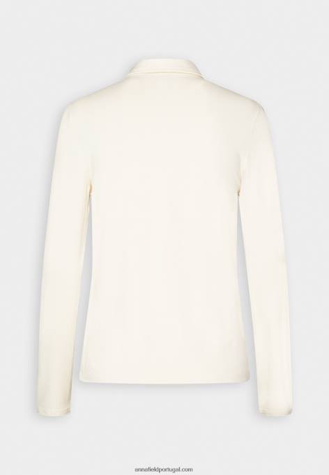 mulheres blusa de botão off white F4BZ0D672 Anna Field