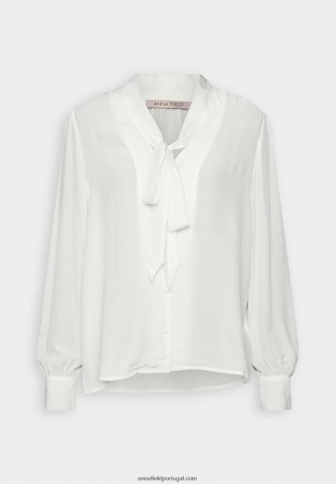 mulheres blusa de botão off white F4BZ0D673 Anna Field