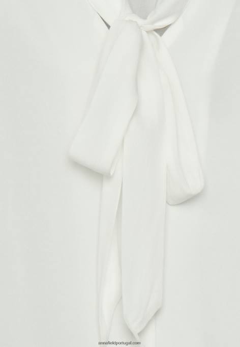 mulheres blusa de botão off white F4BZ0D673 Anna Field