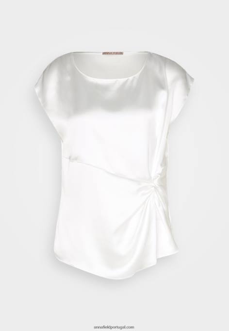 mulheres blusa off white F4BZ0D689 Anna Field