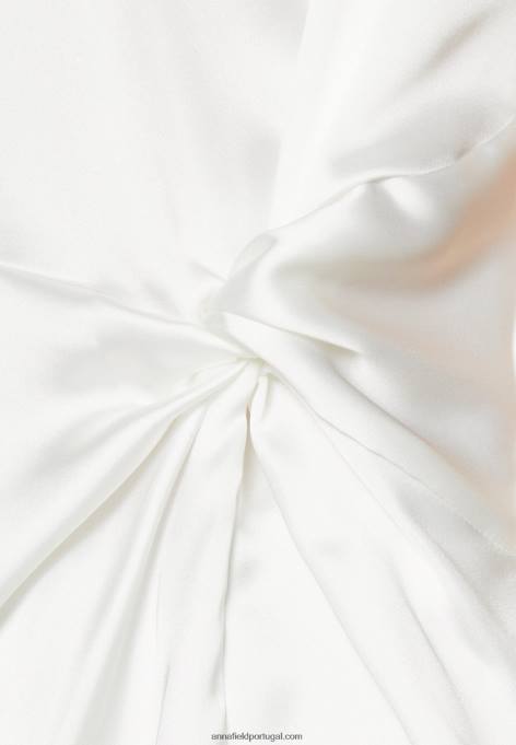 mulheres blusa off white F4BZ0D689 Anna Field