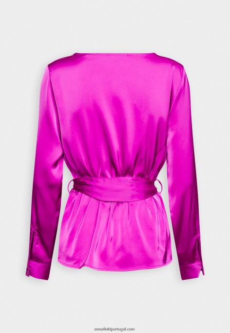 mulheres blusa roxa F4BZ0D694 Anna Field