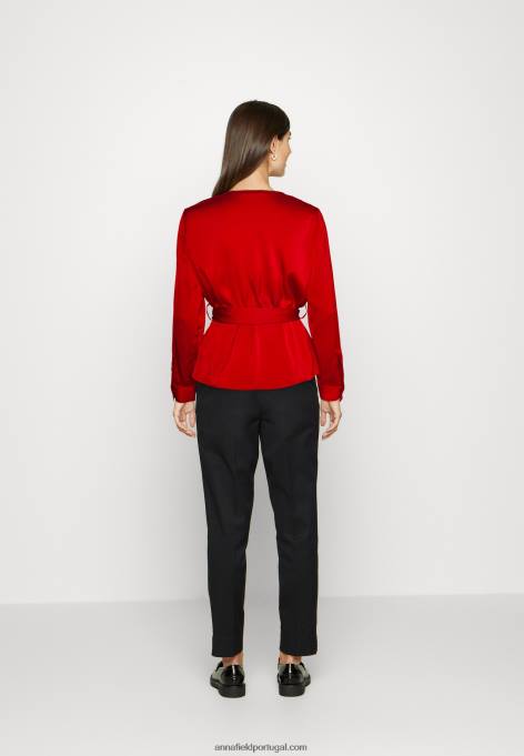 mulheres blusa vermelha F4BZ0D682 Anna Field
