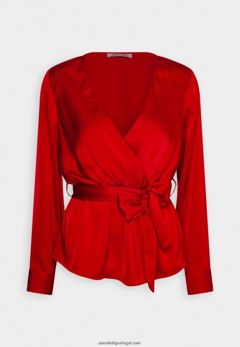 mulheres blusa vermelha F4BZ0D682 Anna Field