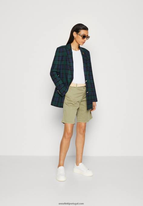 mulheres 2 pack top azul/branco/branco F4BZ0D449 Anna Field