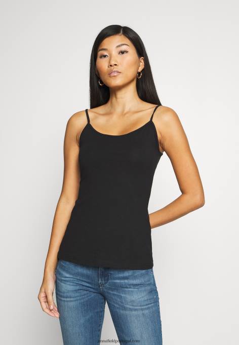 mulheres 2 pack top branco/preto F4BZ0D438 Anna Field