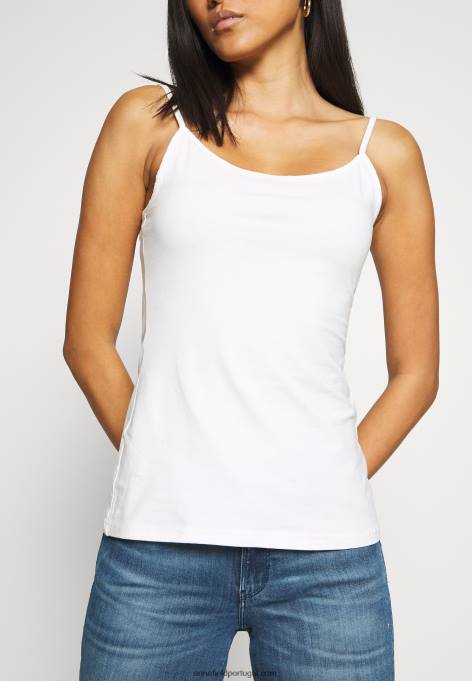 mulheres 2 pack top branco/preto F4BZ0D438 Anna Field
