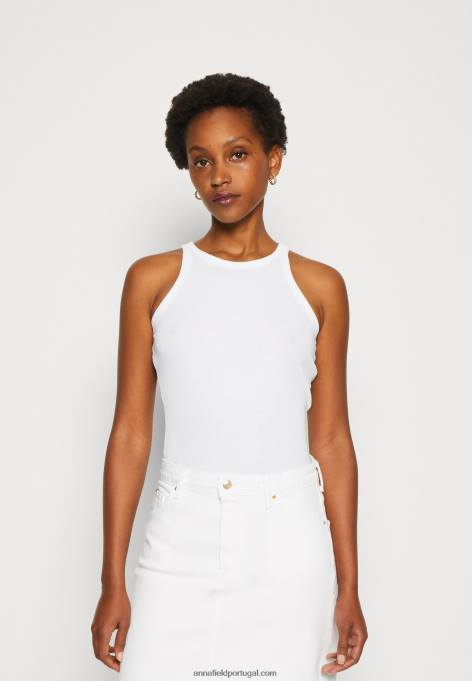 mulheres 2 pack top off-white/verde F4BZ0D479 Anna Field