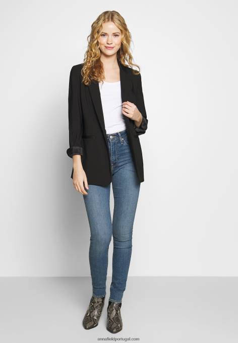 mulheres 2 pack top preto/branco F4BZ0D442 Anna Field