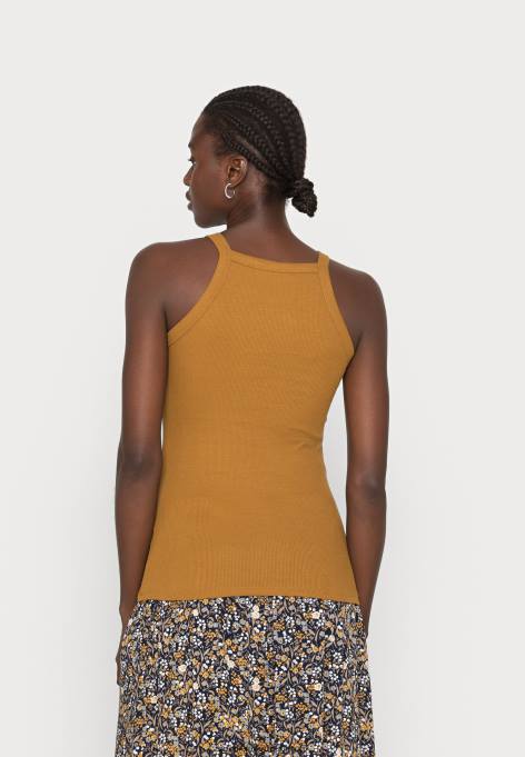 mulheres 2 pack top preto/cáqui F4BZ0D401 Anna Field