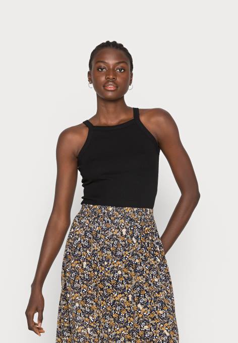 mulheres 2 pack top preto/cáqui F4BZ0D401 Anna Field