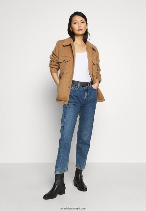 mulheres 2 pacotes top branco F4BZ0D404 Anna Field