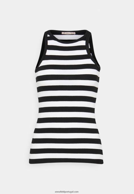 mulheres 2 pacotes top preto F4BZ0D383 Anna Field