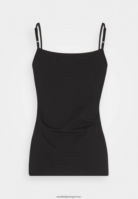 mulheres 2 pacotes top preto F4BZ0D452 Anna Field