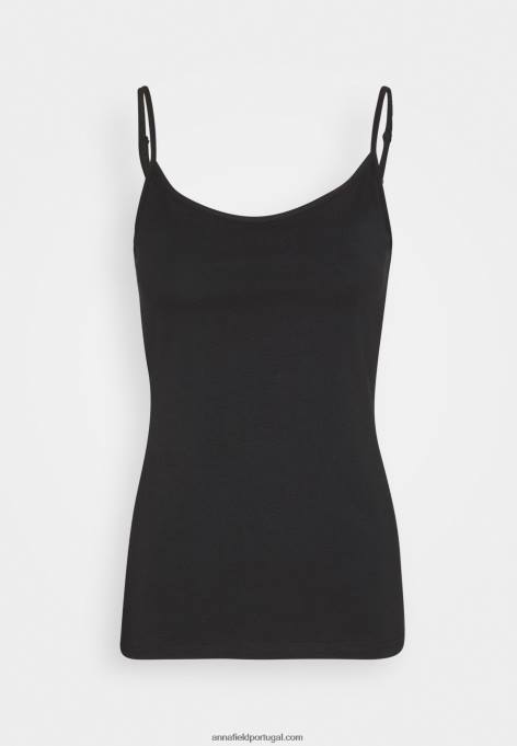 mulheres 2 pacotes top preto F4BZ0D452 Anna Field