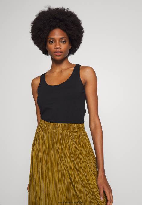 mulheres 2 pacotes top preto F4BZ0D508 Anna Field