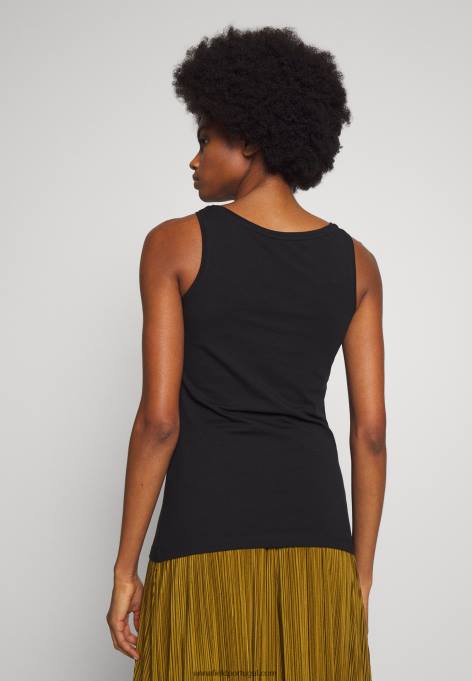 mulheres 2 pacotes top preto F4BZ0D508 Anna Field