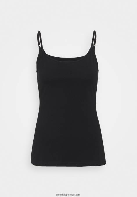 mulheres 5 pack top preto F4BZ0D463 Anna Field