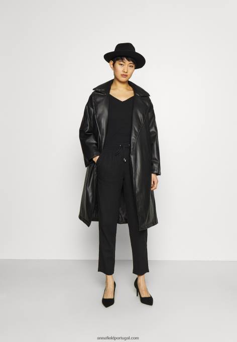 mulheres 5 pack top preto F4BZ0D485 Anna Field