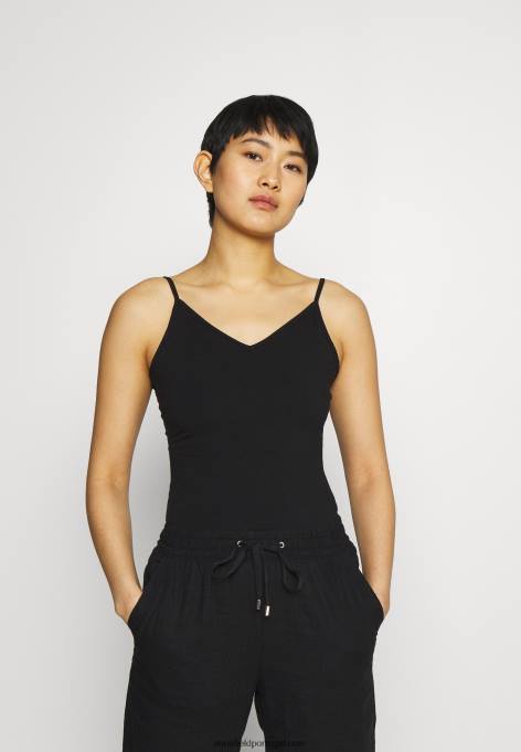 mulheres 5 pack top preto F4BZ0D485 Anna Field