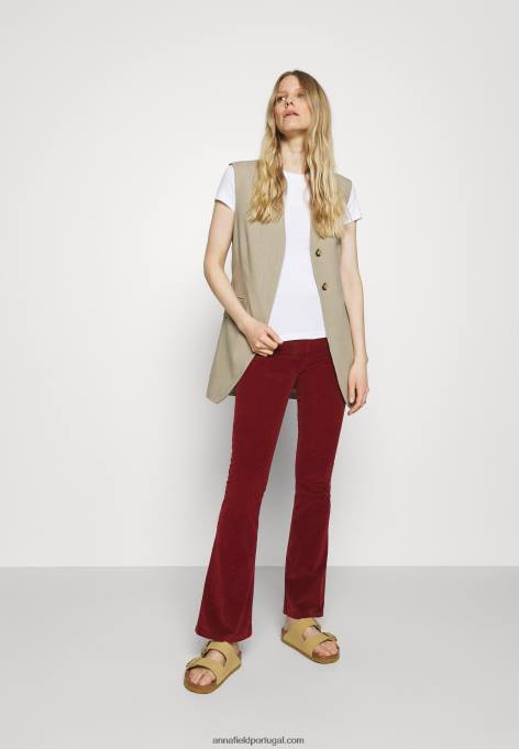 mulheres Pacote com 2 camisetas básicas brancas F4BZ0D252 Anna Field